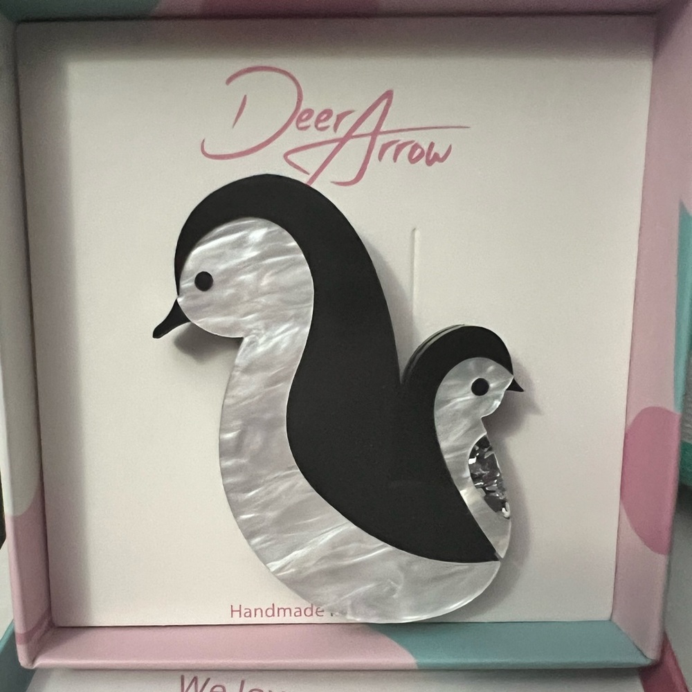 Deer Arrow Got Your Back acrylic brooch- Lucky Dip